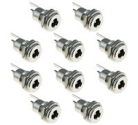 Switch Electronics 10 X Connettore DC A Saldare Per Pannello 2,1mm