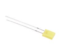 Switch Electronics 100 LED Gialli Rettangolari 2x5mm 70mcd 130° Foro Passante
