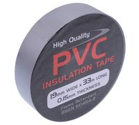 Switch Electronics 2 Pezzi Nastro Isolante In PVC Grigio 19mm x 33m