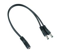 Switch Electronics 2 Vie Splitter Cavo 2.1mm Connettore DC CCTV Nero 551213