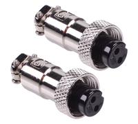 Switch Electronics 2 x Connettore Circolare M12 Femmina 2 Vie 2 Poli Saldatura
