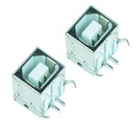 Switch Electronics 2 x Connettore USB-B Femmina Angolo Retto PCB Saldare 984422