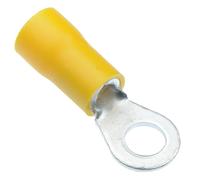 Switch Electronics 25 Pezzi Connettore Anello Crimp Isolato 5.3mm Giallo