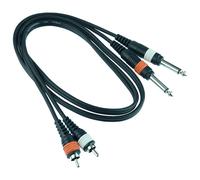 Switch Electronics 481029 Cavo Audio 5m 2 x 6.35mm Mono Jack a 2 x RCA Maschio