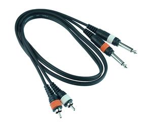 Switch Electronics 481029 Cavo Audio 5m 2 x 6.35mm Mono Jack a 2 x RCA Maschio