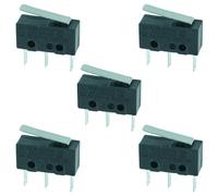 Switch Electronics 5 Pezzi Microinterruttore a Leva Corta SPDT 5A Quick Connect