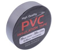 Switch Electronics 5 Rotoli Nastro in PVC Grigio 19mm x 33m 0.15mm