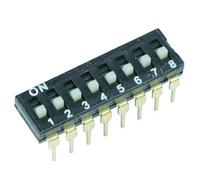 Switch Electronics 5 x Interruttore DIP Low Profile 8 Vie SPST 25mA 24VDC