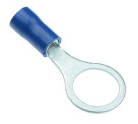 Switch Electronics 50 x Terminale ad Anello Crimpato Isolato Blu 13mm
