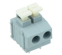 Switch Electronics 5x Blocco Morsetti 2 Vie Senza Vite 5,00mm Verde PCB