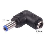 Switch Electronics Adattatore Angolare 2.5mm Maschio a 2.1mm Femmina Nero