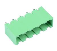 Switch Electronics Blocco Terminale Fisso PCB Verticale 5 Pin Verde 5.08mm