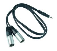 Switch Electronics Cavo Audio 3m Jack Stereo 3,5mm a 2 x XLR Male Plug