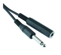Switch Electronics Cavo Audio Estensione 6.35mm Mono Male-Femmina 3m Nero