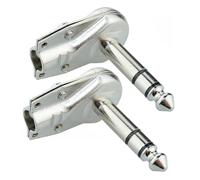 Switch Electronics Connettore Audio 3 Poli Jack Angolare 6,35mm 2x