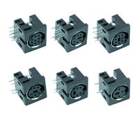 Switch Electronics Connettore DIN Audio Mini PCB Presa Saldare 3-8 Vie Nero
