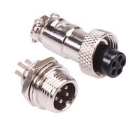 Switch Electronics Connettori Circolari M12 Maschio/Femmina 5 Pin Coppia Metallo