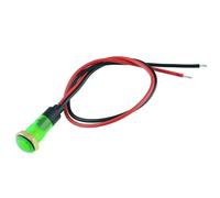 Switch Electronics Indicatore Pannello Precablaggiato Verde 8mm 220V 20mA 480143