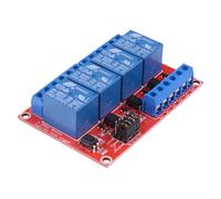 Switch Electronics Relè 4 Canali 5VDC Modulo Active Low con Morsetti