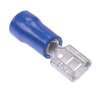 Switch Electronics Terminale Crimp Femmina Doppia 4.8mm Blu (100)
