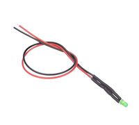 Switch Electronics Verde LED Precablate Diffuso 3mm Cavo 20cm 12V
