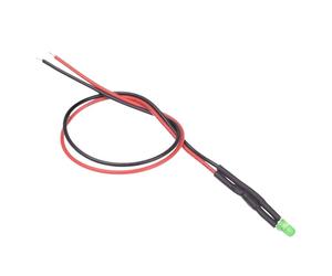 Switch Electronics Verde LED Precablate Diffuso 3mm Cavo 20cm 12V
