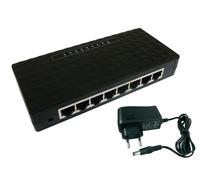 Switch Ethernet 10/100/1000Mbps Gigabit Ethernet 8 Porte, Commutatore
