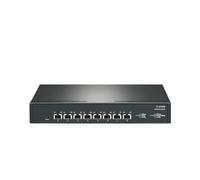Switch Ethernet da 10 Gbps a 8 porte Switch di rete da 10000 Mbps RJ45 Hub di rete Plug and Play Splitter Internet TL-ST1008 (Color : UK Adapter)
