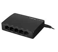Switch Ethernet DSP2-1005-12V femmina RJ45 x5 nero 10 Gbps LANBERG