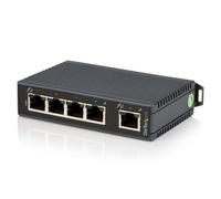 StarTech.com Switch di rete Commutatore Industriale Ethernet a 5 porte - Guida DIN / Montabile a parete
