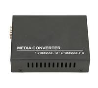 Switch Ethernet SFP, Scatola Metallica da 120 Km Full Half Duplex Auto Fiber Media Converter Famiglia 100M (Spina UE)