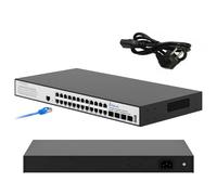 Switch Extralink Hypnos, 24x RJ45 1000Mb/s, 4x SFP+, L3, gestito