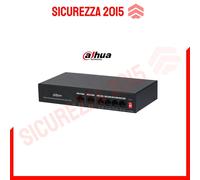 Switch Fast Ethernet 4 Porte PoE + 2 porte Uplink RJ45 - Dahua PFS3006-4ET-36