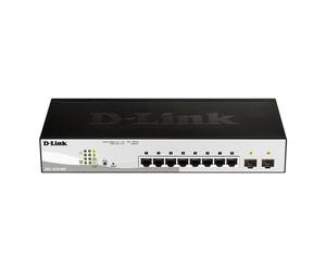 Switch Gestionato D-Link DGS-1210-08P L2 Gigabit Ethernet 8 Porte PoE Montaggio Rack