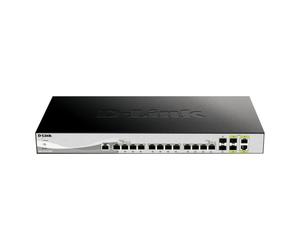 Switch Gestionato D-Link DXS-1210-16TC/E L2 12 Porte 10G Ethernet Montaggio a Rack