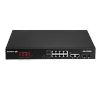 Edimax Switch Web Smart GS-5210PL – 12 porte Gigabit PoE+ lungo raggio, 2 porte RJ45, 2 porte SFP