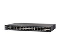 Switch gestito impilabile Cisco SG550X-48 con 48 porte Gigabit Ethernet (GbE), 2 x 10 G combinate, 2 x SFP+, routing dinamico L3, protezione limitata a vita (SG550X-48-K9-EU)