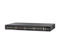 Switch gestito impilabile Cisco SG550X-48P con 48 porte Gigabit Ethernet (GbE), PoE di 382 W, 2 x 10 G combinate, 2 x SFP+, routing dinamico L3, protezione limitata a vita (SG550X-48P-K9-EU)