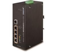 PLANET IGS-504HPT switch di rete Non gestito L2 Gigabit Ethernet [10/100/1000] Supporto Power over [PoE] Blu (IP30 5-Port Switch - with 4-Port 802.3AT POE+ [-40 to 75 C] Warranty: 60M) [IGS-504HPT]