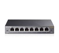 Switch Gigabit a 8 porte, gestione avanzata, supporto VLAN, QoS e monitoraggio. Ideale per reti aziendali e domestiche.