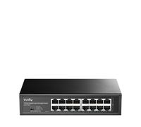 Cudy GS1016E Switch Gigabit Gestito Intelligente Leggero a 16 Porte Plug & Play, Metallo Robusto con Porte Schermate QoS, VLAN, IGMP LAG, Montabile a Rack