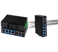 LogiLink Switch industriale NS202 - Gigabit Ethernet 5 porte 10/100/1000 Mbps