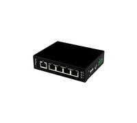 Switch Gigabit Ethernet - STARTECH - IES51000 - 5 porte - Montaggio a parete / rail DIN - IP30