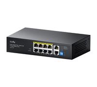 Cudy Switch PoE+ Gigabit 10 Porte 8+2, 120W, VLAN, QoS, Plug Play, GS1010P