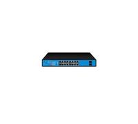 Switch Gigabit POE Switch Gigabit Ethernet completo da 16/24/48 porte Switch di rete 10/100/1000Mbps Switch intelligente AI non gestito (Color : EW-S1918CG-AP)