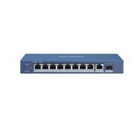 HIKVISION SWITCH 8 PORT GIGABIT UNMANAGED POE SWITCH 1 GIGABIT RJ45 UPLINK PORT,