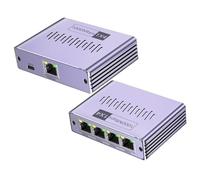 Switch Gigabit Sdoppiatore Ethernet,Switch Ethernet 4 Porte Splitter E-thernet 1000Mbps 1 a 4 RJ45 LAN S-witch E-thernet, per Computer, HUB, Router, Set-Top, TV e Altro