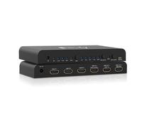 Techly Switch HDMI 2.0 4x1 4K@60Hz con Splitter Audio eARC/ARC per Soundbar