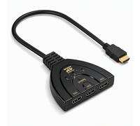 Switch HDMI 3 ingressi 1 uscita, 4K 60Hz e HDR | Compatibile con HDR, 1080p/3D per HDTV/Xbox/PS3/PS4/Apple TV/Fire Stick/lettore DVD BLU-Ray