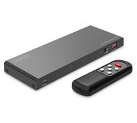 DIGITUS DS-55335 Switch HDMI 4x1 - 4 Ingressi 1 Uscita - UHD 8K/60 Hz HDTV: 7680 × 4320p - HDCP 2.3 & HDMI 2.1 - HDR, CEC, Deep Color, DTS, Dolby Digital, LPCM - Per TV, Monitor, PS5, PS4, Xbox